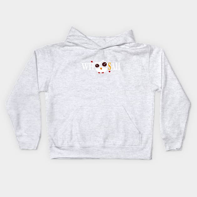 Whoosah Owl Kids Hoodie by Whoosah 